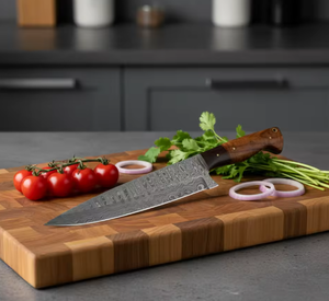 Best Seller PRESTIGE BLADES High Quality 8 Inch Chef <b>Knife</b> 67 Layer Damascus Steel Sharp Ambidextrous Dishwasher <b>Safe</b> Cut - Product Image 1
