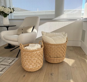 Panier en rotin naturel en forme d'animal avec poignées, élégant, tressé à la main, écologique, paniers de rangement modernes - Product Image 6