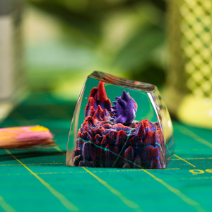 Keycaps Artisanat Forêt Mystique, Keycaps Artisanat Personnalisé, Keycaps Anime Mignons, Keycaps Verts, Ensemble de Keycaps, Keycaps en Bois - Product Image 6