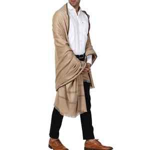 Men Winter Wool <b>Shawl</b> Solid Soft <b>Warm</b> Breathable Traditional Luxury Formal <b>Wrap</b> - Product Image 1