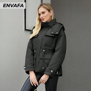Chaqueta Cortavientos para Mujer, Abrigos Elegantes para Mujer, Chaqueta de Invierno, Parkas para Mujer, Abrigo Acolchado, Abrigos para Dama, Chaquetas Personalizadas ODM - Product Image 5
