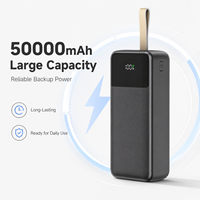 Nouvelle station de charge portable haute capacité 50000 mAh, chargeur rapide pour ordinateur portable et téléphone, capacité 50000 mAh, personnalisable