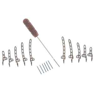 Placas de Bloqueo de Clavícula de Acero Inoxidable de Calidad Premium de 3.5mm, 2H-6 Agujeros, Izquierda/Derecha, para Tornillos, Juego de 101 Piezas, Implantes Ortopédicos - Product Image 1