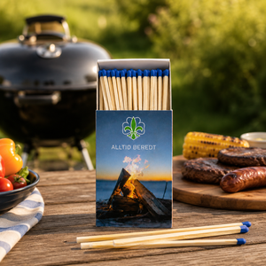 Allumettes de sécurité pour barbecue 290x60x29mm, allumettes extra longues durables, boîte d'allumettes à flamme puissante, démarreur de feu, impression personnalisée pour usage hôtelier - Product Image 6