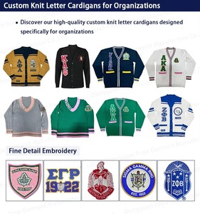 Florida A&M University FAMU New Look Double Breasted V-neck <b>Thick</b> Knitted <b>Cardigan</b> High Quality Embroidery Quick Dry Unisex 500g - Product Image 5
