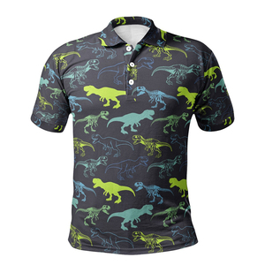 เสื้อโปโลผู้ชายสีพื้นแบบเรียบง่าย ออกแบบได้ตามต้องการ พิมพ์โลโก้ได้  ผ้าโพลีเอสเตอร์ สำหรับกอล์ฟ  ราคาขายส่ง พร้อมบริการสกรีนแบบซับลิเมชั่น - Product Image 5