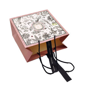 Custom Logo Kraft Paper Bags for Shoes & <b>Small</b> Business Packaging - Product Image 1