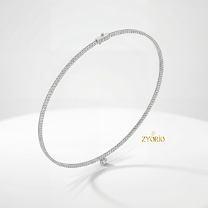 Collar con Colgante de Diamante Cultivado en Laboratorio Clásico Dorado para Mujer, Cadena de Eslabones, Chapado en Oro de 14K y 18K, Regalo Moderno para Compromiso, Boda o Fiesta - Product Image 3