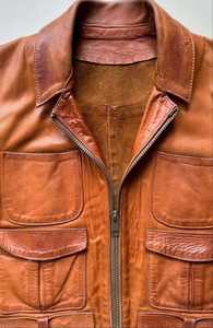 Chaqueta de Cuero para Hombre de Primera Calidad, Color Marrón, Corte Perfecto, Nuevo Estilo, Chaqueta de Cuero para Hombre de Alta Calidad, Color Marrón - Product Image 6