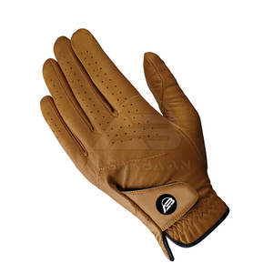 Gants de golf en cuir de qualité supérieure, prix d'usine, logo personnalisé, cuir de mouton. - Product Image 3