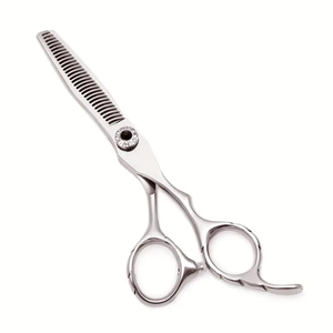 กรรไกรตัดผมมืออาชีพ กรรไกรตัดผมแบบแมนนวลสแตนเลสสำหรับร้านเสริมสวย - Product Image 6