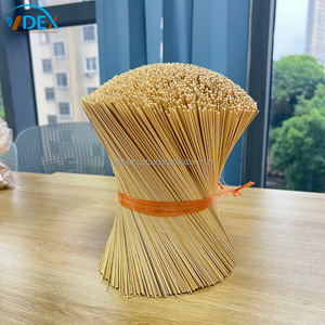 Bâtons de bambou blanchis ronds de haute qualité avec différentes tailles, y compris 8 '', 9'', 12 "pour la fabrication de bâtons d'encens - Product Image 2