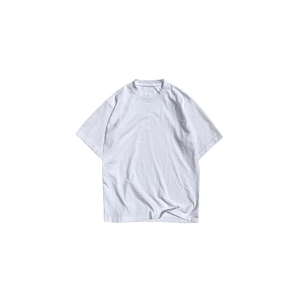 T-shirt ample en coton blanc de qualité supérieure, 300 GSM, col rond, manches courtes - Product Image 2