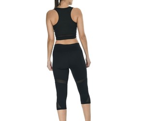Ensemble de yoga 2 pièces uni sans couture grande taille pour femme, personnalisé avec impression frontale, en tissu léger et respirant de haute qualité - Product Image 5