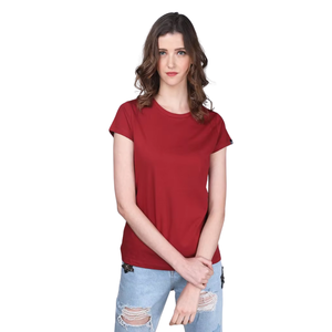Camiseta Deportiva de Verano para Mujer, Cuello Redondo, Manga Corta, Ajustada, Transpirable, Tejida, Estilo Hip Hop, Ecológica - Product Image 6