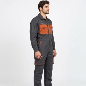Overol de Seguridad Personalizado, Ropa de Trabajo Industrial con Tiras Reflectantes, Tela Resistente, Ajuste Cómodo, Bolsillos Utilitarios, Ropa de Construcción - Product Image 4