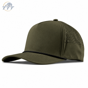 Gorra de Golf Personalizada con Corte Láser, Fabricante de Vietnam, Venta al por Mayor, Gorra Transpirable de 6 Paneles, Parche de Goma con Logotipo, Ajustable, OEM, ODM, Fábrica de Gorras - Product Image 4