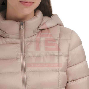 Parka longue matelassée pour femme, doudoune chaude, vêtement d'extérieur streetwear, vente en gros, personnalisable, OEM, vêtements d'hiver - Product Image 4