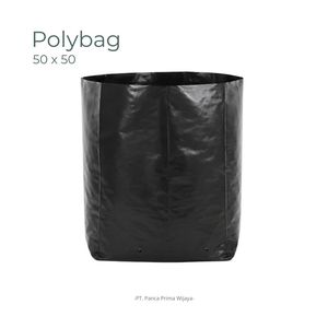 High Quality Black Poly Grow Bag 50x50cm 1kg Pack 14pcs | Heavy Duty Nursery Planting Bag for Agriculture - Product Image 2