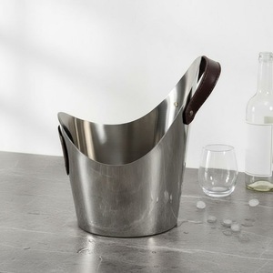 Cubo de Hielo de Acero Inoxidable con Asa, Tapa y Pinzas, Aislamiento de Doble Pared, Enfriador de Hielo Comercial para Bares, Hoteles, Restaurantes y Fiestas, Estilo Americano - Product Image 6
