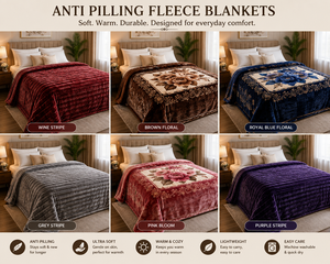 <b>Heavy</b> Weight 100% Polyester Knitted Flannel Fleece All-Season Modern Warm Soft Plush Plain Dyed Rectangle <b>Blanket</b> Bed - Product Image 3