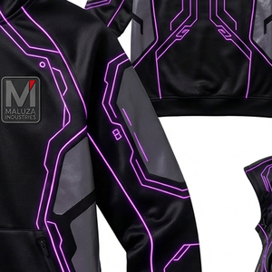 Sudadera Profesional para Sublimación con Logotipo Personalizado, Estampado Completo, Sudadera con Capucha de Forro Polar para Hombre, Ropa Urbana, Servicio de Marca - Product Image 6