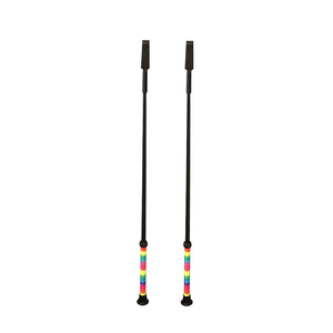 Fouet d'équitation de haute qualité 65 cm, tige en fibre de verre et poignée en caoutchouc, couleurs et logo personnalisables, service OEM, vente en gros - Product Image 2