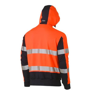 Sweat-shirt de travail en toile à capuche, veste d'hiver pour homme, sweat à capuche en polaire - Product Image 4