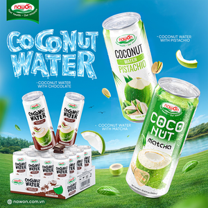 Eau de coco en conserve avec jus de mangue, logo personnalisé, 320 ml, Nawon, fabricant et fournisseur de jus de fruits et légumes, vente au détail - Product Image 4