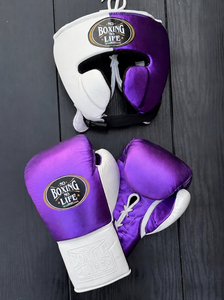 Professional No Boxing No Life Leather Lace-Up Closure Lightweight Boxing <b>Gloves</b> Premium Breathable Shock Absorption Custom Logo - Product Image 5
