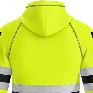 Vêtements de sécurité à haute visibilité, sweat-shirt réfléchissant, vêtements de travail de sécurité pour les travailleurs du bâtiment, du transport routier, de l'industrie et du travail en extérieur, logo personnalisé - Product Image 4
