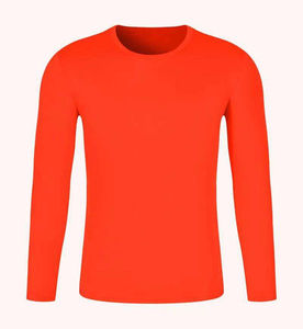 Camisetas de Manga Larga para Hombre, 100% Algodón, Cuello Redondo, Casuales, Ecológicas, de Secado Rápido, para Primavera - Product Image 5