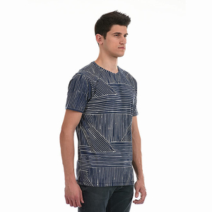Camiseta de Moda Personalizada para Hombre, Corte Ajustado, Cuello Redondo, Tela Suave, Proveedor Mayorista, Camiseta de Moda, Camiseta Streetwear - Product Image 3