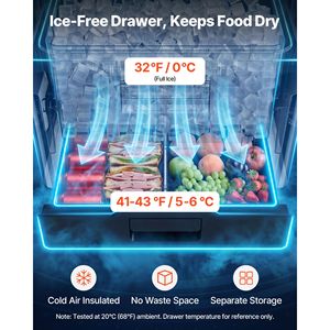 Glacière rigide portable 50QT, étanche, garde les aliments au frais pendant 48 heures - Product Image 3