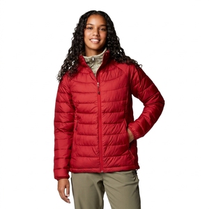 Design Customized Fashionable Winter Warm Hooded Women Puffer Parka Lady Down Coat Long Sleeve Hooded - Product Image 5