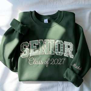 Sweat-shirt personnalisé brodé pour femme, col rond, manches longues, décontracté, automne, pour la promotion 2027, avec personnalisation ODM sur le devant - Product Image 6
