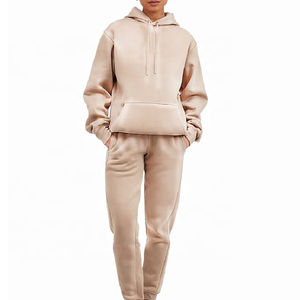 Nuevo Chándal Deportivo Personalizado con Lavado Ácido para Mujer, Ligero, 100% Algodón, Transpirable, Mangas Largas, a la Moda - Product Image 1