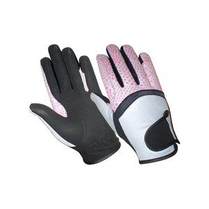 Guantes de malla transpirables para equitación de verano: Palma con puntos de silicona para controlar el caballo al montar, con logo personalizado - Product Image 1