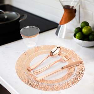 Royal heritage gold inspired tableware <b>flatware</b> and cutlery enhancing elite banquet hospitality markets - Product Image 5