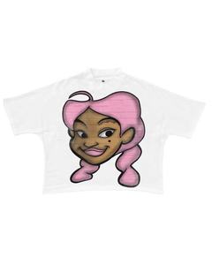 Y2K Streetwear Boxy camiseta hombres dibujos animados gráfico impresión manga corta Camisetas cuello redondo 100% algodón recortado Boxy camiseta hombres - Product Image 6