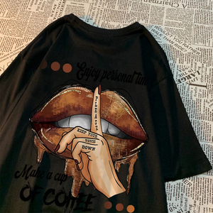 T-shirts personnalisés en molleton 100 % coton biologique 320 g pour hommes, coupe ample, ultra doux, écologiques, style streetwear, vente en gros 2026 - Product Image 5