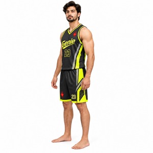 Conjunto Deportivo Ligero para Entrenamiento, Juego, Práctica y Competencia, Uniforme de Baloncesto para Hombre, Camiseta y Pantalones Cortos Transpirables - Product Image 4