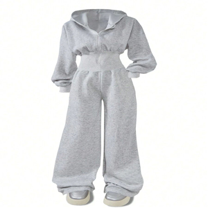 Conjunto Deportivo Personalizado para Mujer, de Alta Calidad, en Algodón y Poliéster, para Correr, con Logotipo OEM, Ropa Deportiva para Gimnasio y Fitness - Product Image 1