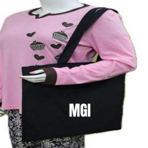 Bolsa de Lona con Estampado Animal, Ecológica, 100% Orgánica, con Logotipo Personalizado, para Mujer, con Cierre de Cremallera, Dos Asas, Tamaño Grande - Product Image 4