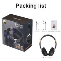 Casque Audio Pliable Sans Fil avec Micro Intégré, Prise en Charge Carte TF et Câble AUX, Idéal Sports et Voyage pour Lecture Musique sur Smartphone et PC