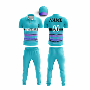 Uniforme de Cricket Masculino de Alta Calidad, 100% Nuevo Diseño Personalizado, Uniforme de Cricket de Manga Corta con Diseño de Cricket - Product Image 3