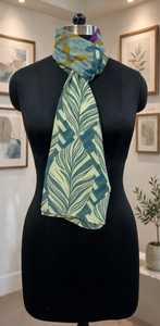 Pañuelo de Algodón Reversible con Estampado Tropical para Mujer, Ligero, para Uso Diario, Multiusos, Accesorio para Todas las Temporadas - Product Image 2