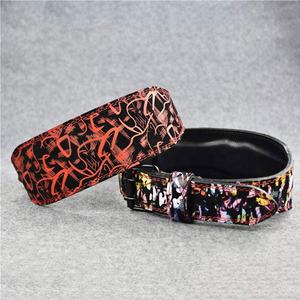 Venta al por mayor 3D impreso cinturón de cuero levantamiento de pesas cuero personalizado Anime 7mm Powerlifting cintura soporte gimnasio cinturón con hebilla de acero - Product Image 3