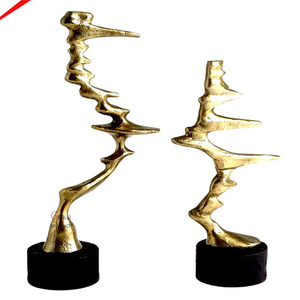 Modern <b>Table</b> <b>Decorative</b> Metal <b>Table</b> <b>Top</b> Abstract Sculpture for Office <b>Table</b> <b>Top</b> <b>Decor</b> Aluminum Home <b>Decorative</b> - Product Image 1