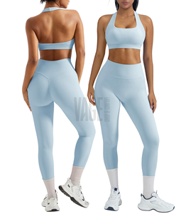 Women Yoga <b>Set</b> Seamless Sports Bra High Waist Leggings Two Piece Workout <b>Gym</b> Fitness Running Training Seamless Activewear <b>Set</b> - Product Image 3